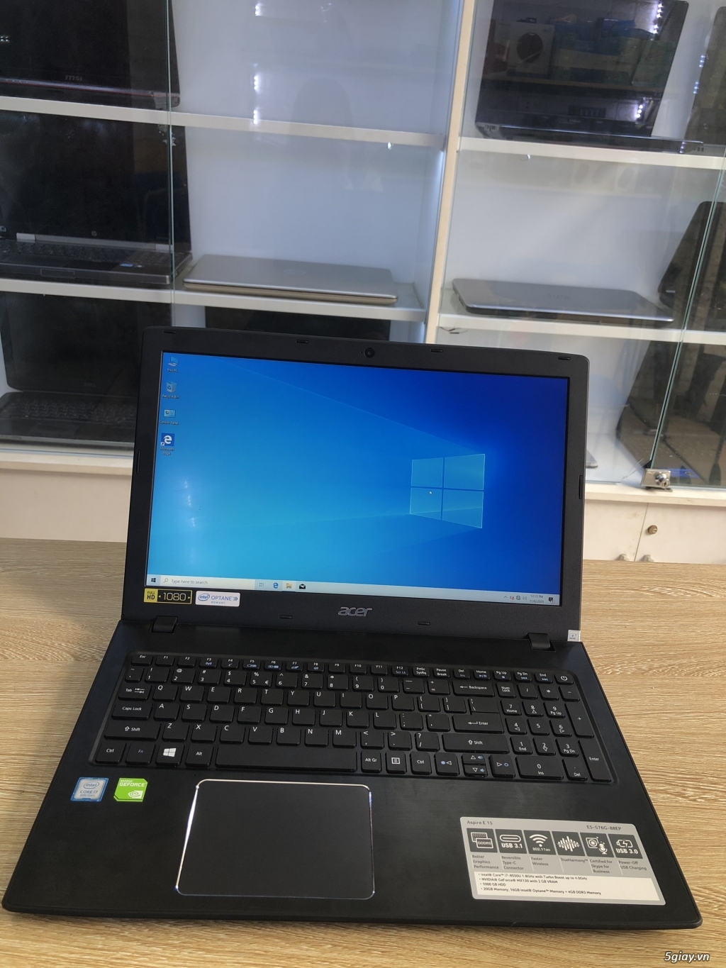 Cần bán: Laptop Acer Aspire E5 576G i7 8550U - 3