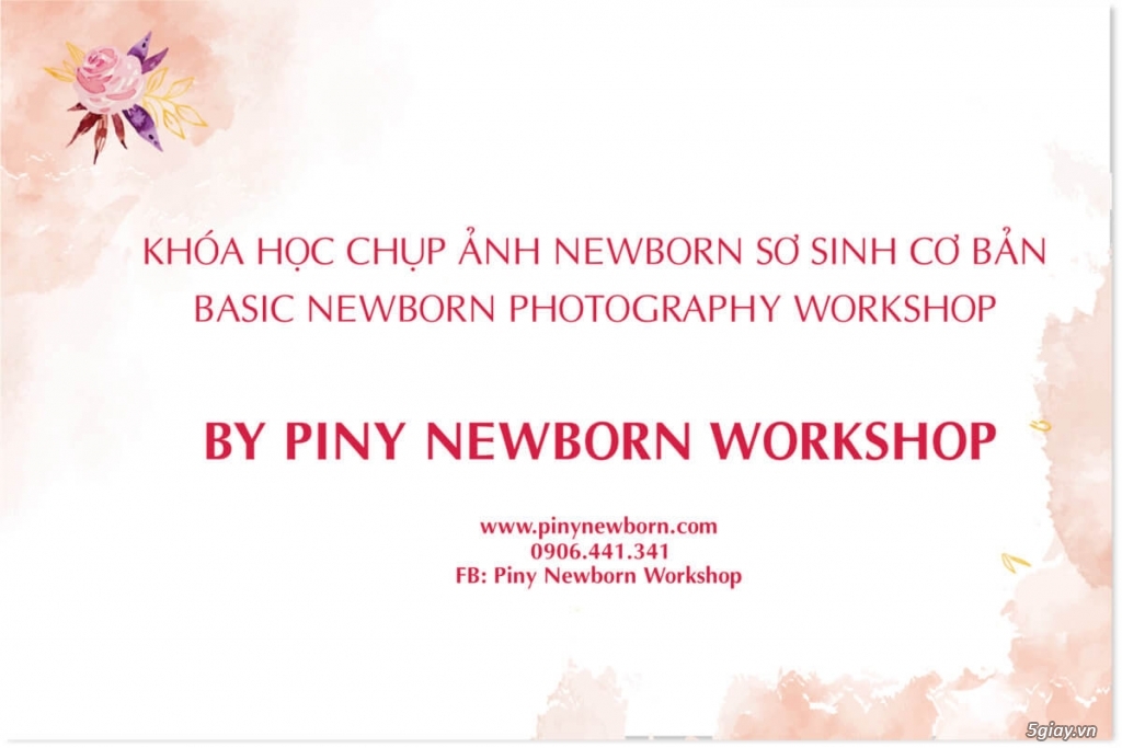 Khóa học chụp ảnh cho bé sơ sinh cơ bản tại HCM – PINY NEWBORN WORKSHOP - 4