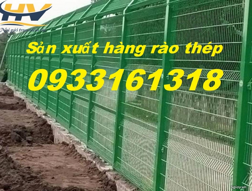 Hàng rào mạ kẽm, hàng rào chấn sóng, hàng rào gập đầu