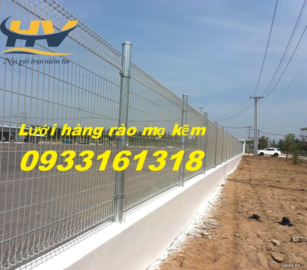 Hàng rào mạ kẽm, hàng rào chấn sóng, hàng rào gập đầu - 1