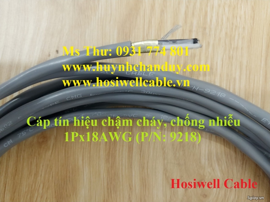 Cáp tín hiệu chống nhiễu, chậm cháy Hosiwell