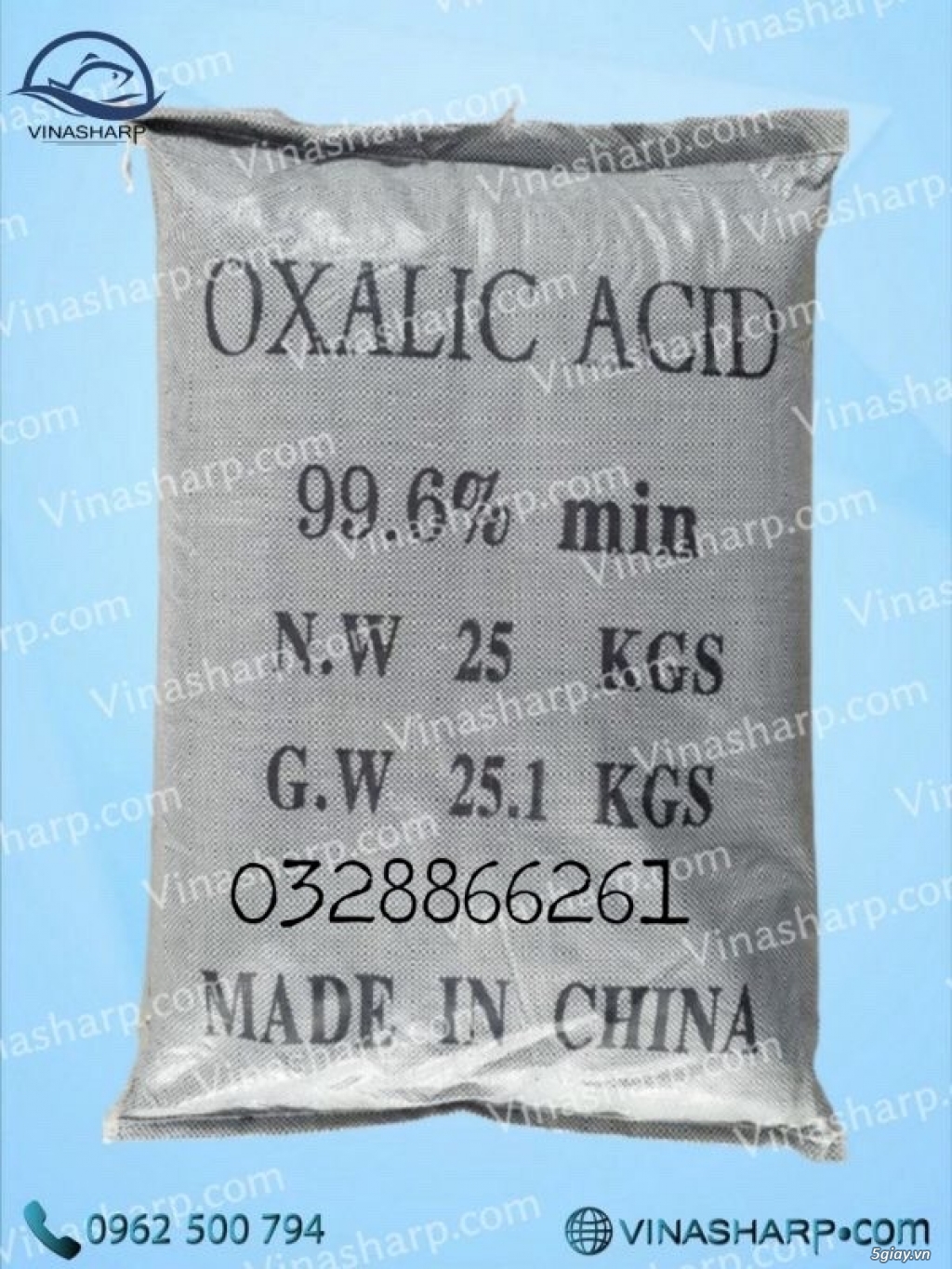 Oxalic xử lý nhớt bạt