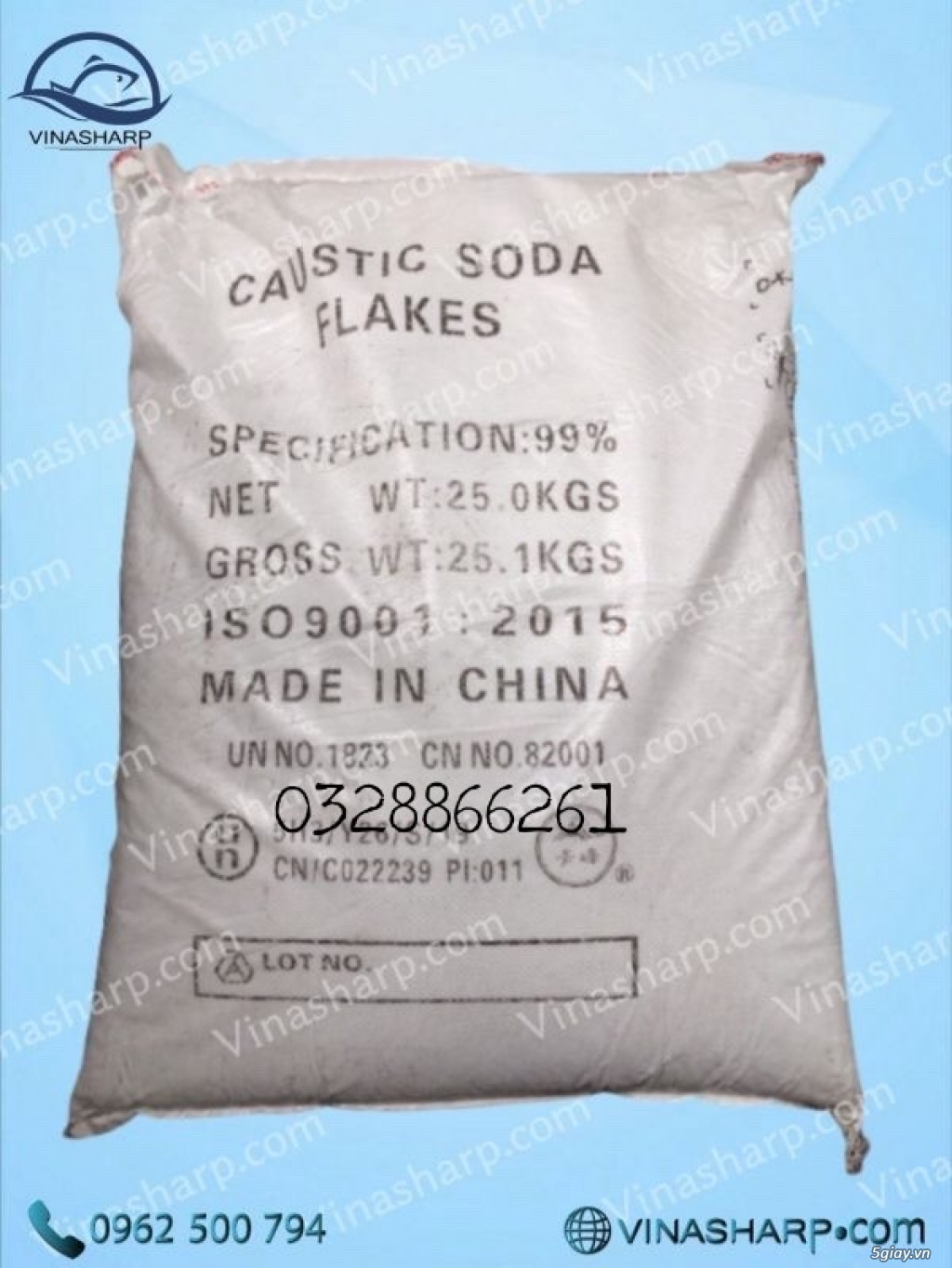 NaOH 99% – Caustic Soda Flakes (Xút vảy)