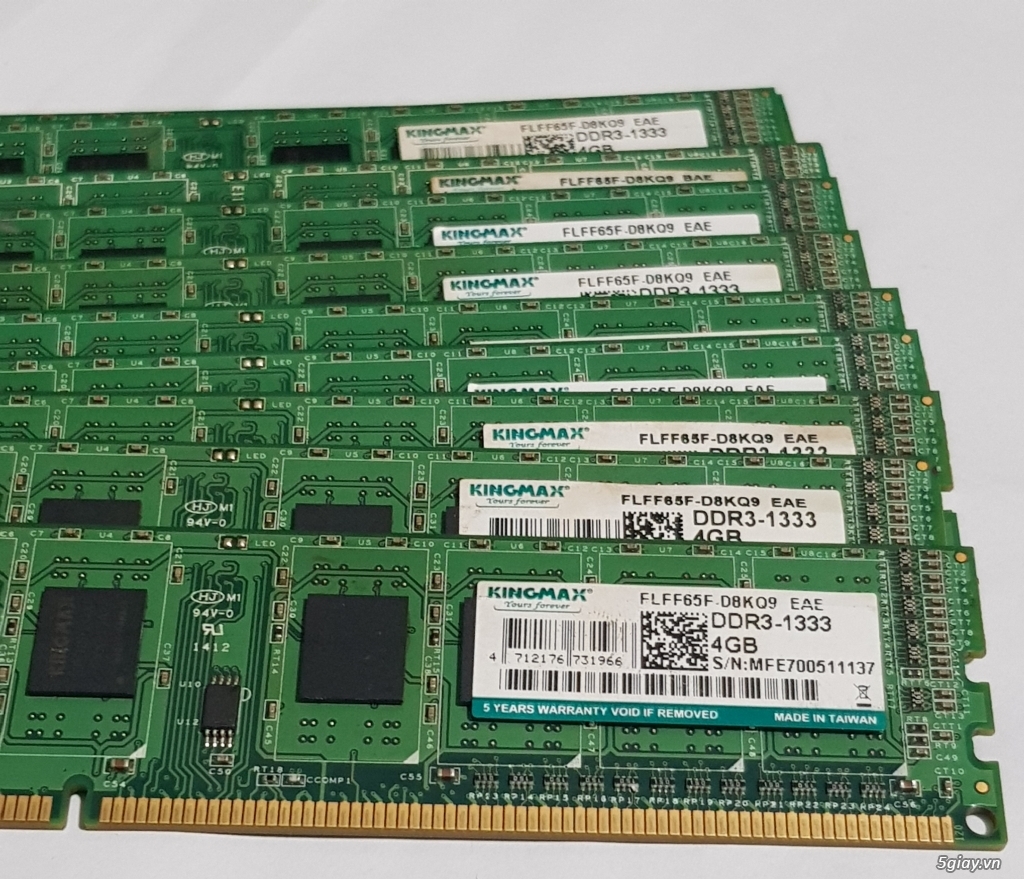 BỘ NHỚ RAM DDR3 KINGMAX BUS 1333 - 2