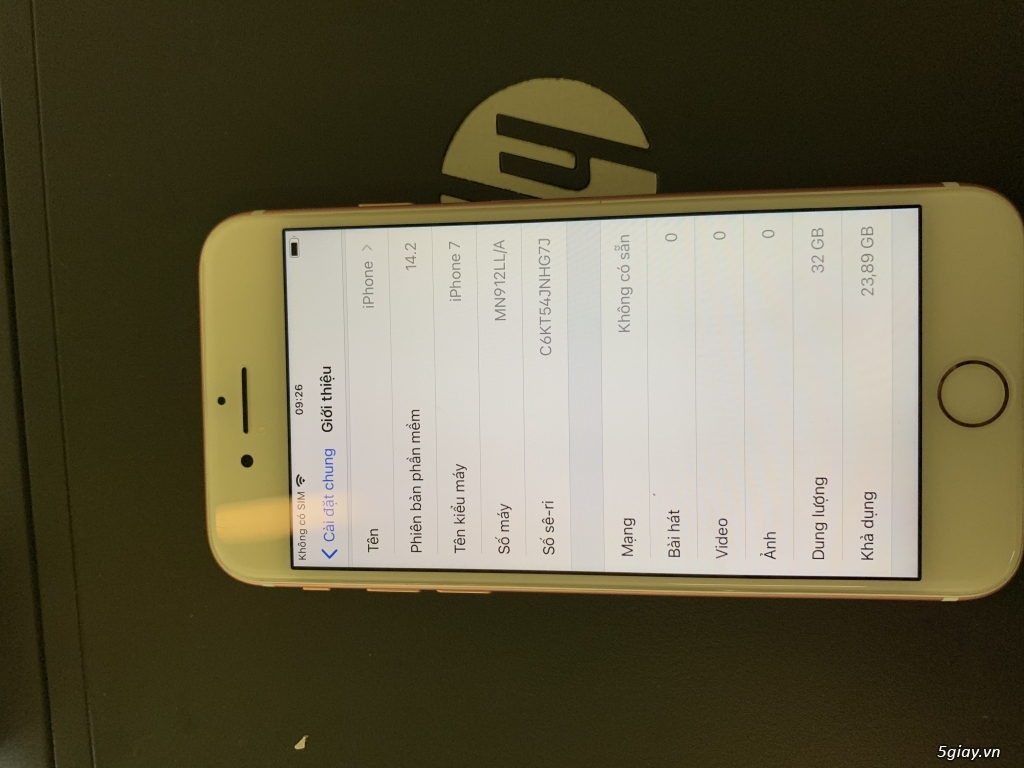 Dư dùng cần bán iphone 7 32gb màu hồng
