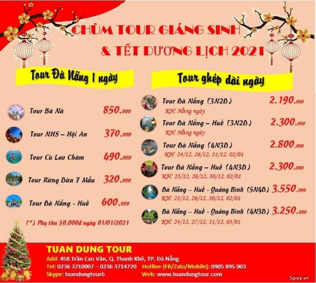 Tour du lịch Đà Nẵng giá siêu ưu đãi