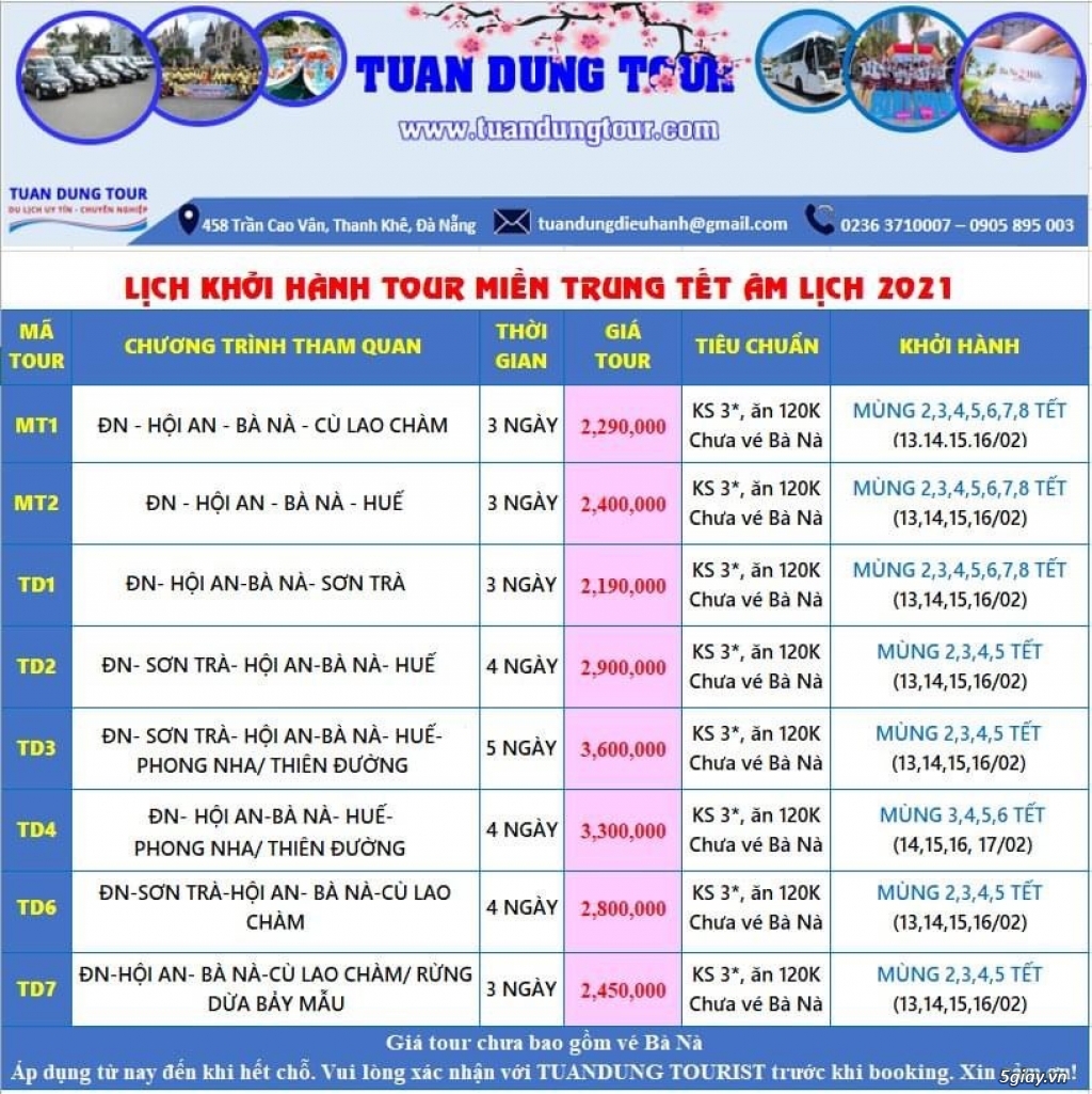 Tour du lịch Đà Nẵng giá siêu ưu đãi - 1