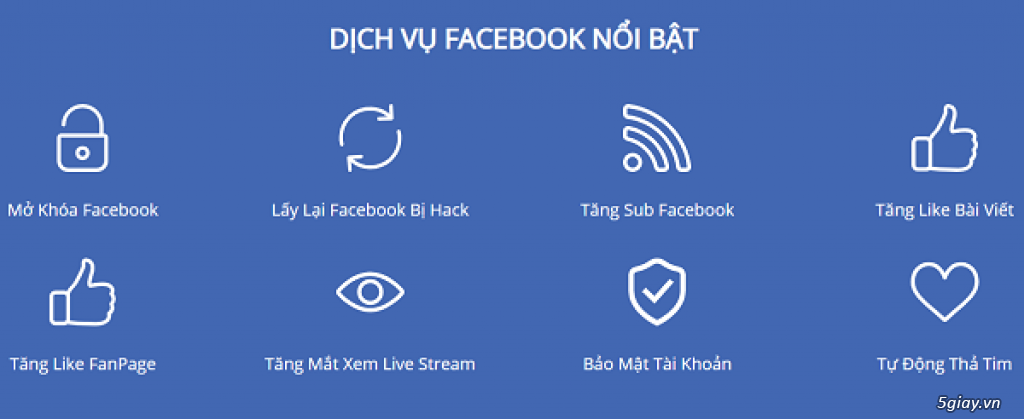 Dịch vụ Facebook giá rẻ