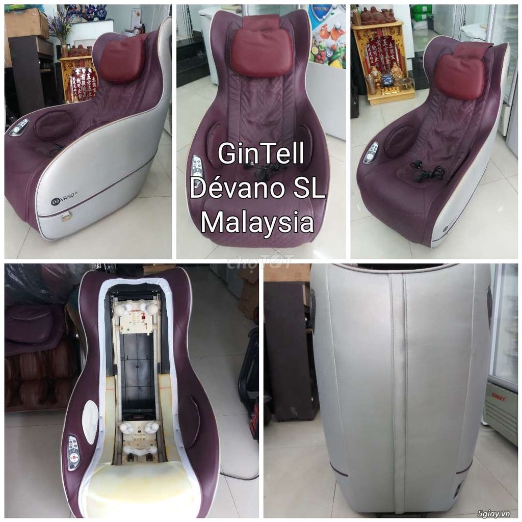 Cty thanh lý cuối năm ghế Massage Gintel Malaysia Dévano SL.