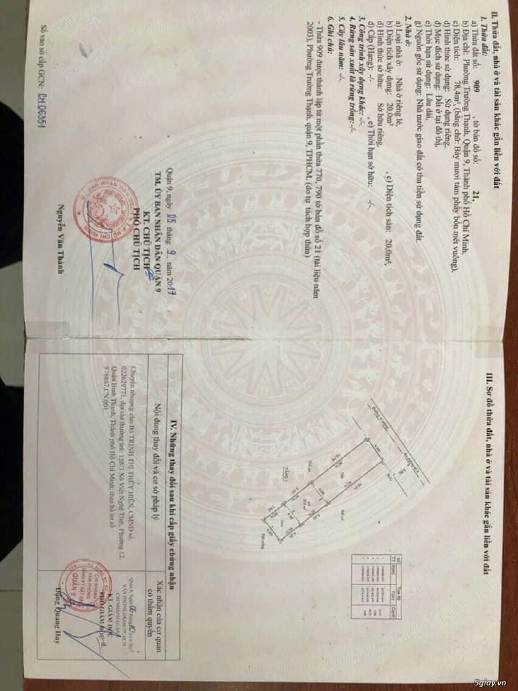 Bán đất gần vinhome quận 9 - 1