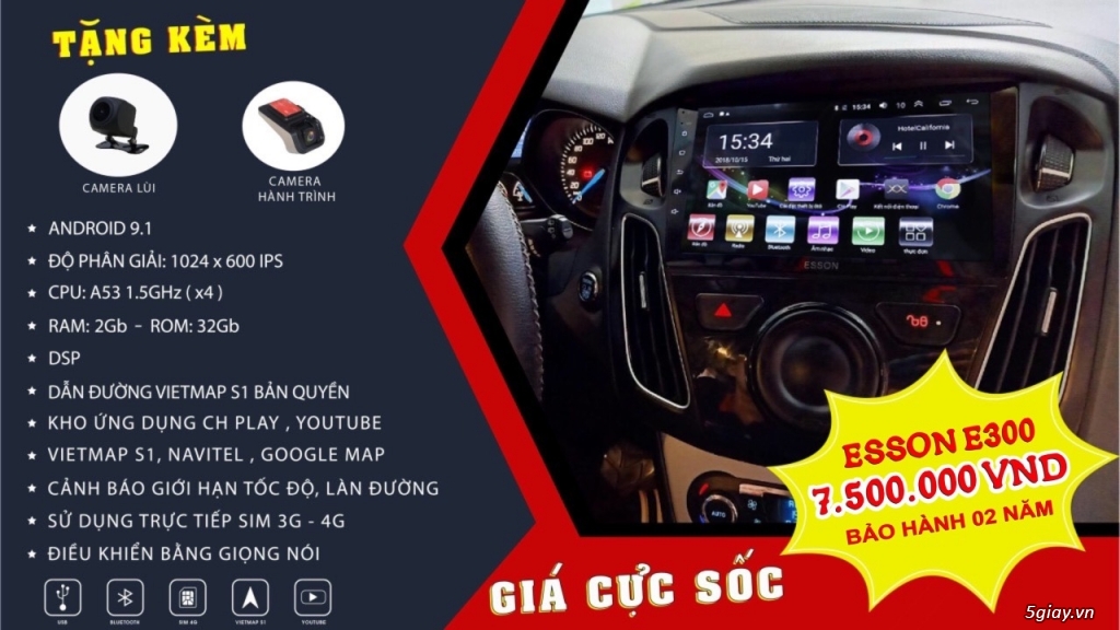 màn hình DVD Android cho ô tô - 1