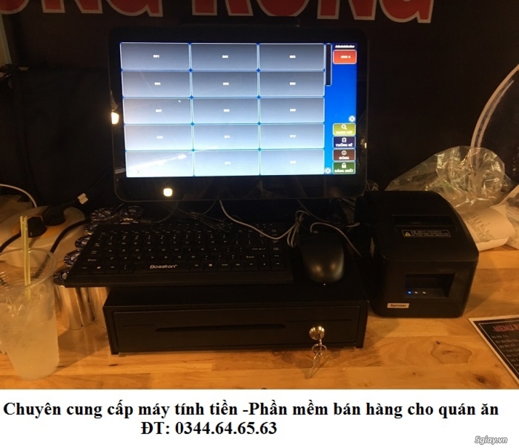 Máy tính tiền cho Quán ăn giá rẻ tại Phan Thiết - 2