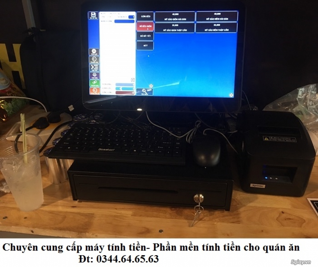 Máy tính tiền cho Quán ăn giá rẻ tại Phan Thiết