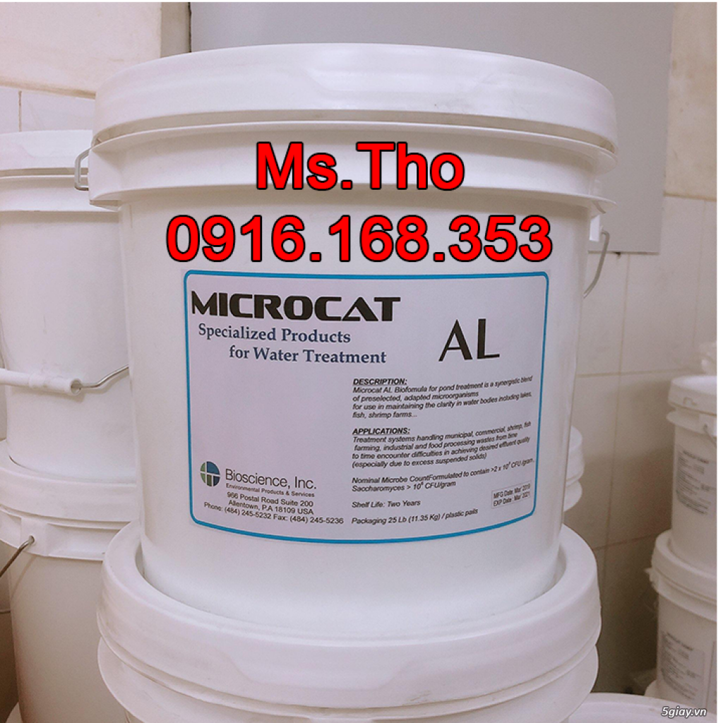 Microcat AL - Ví Sinh Mỹ xử lý đáy ao nuôi tôm, cá hiệu quả