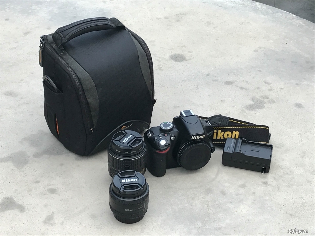 Cần bán Combo Nikon D3200 + Kit 18-55VR + Prime 50 1.8D - 1