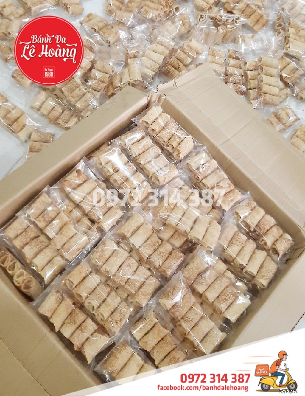 Bánh Đa Nướng Cuộn Tròn - Đặc sản Biên Hòa - 12