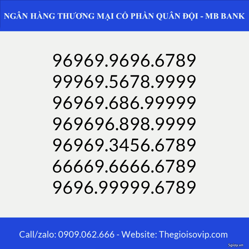 Tài khoản ngân hàng số đẹp vip mbbank ngân hàng quân đội - 3