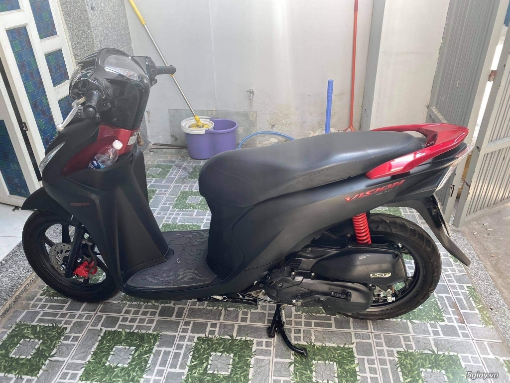 Bán Vision đen nhám phuộc heo đỏ 2016 - 5