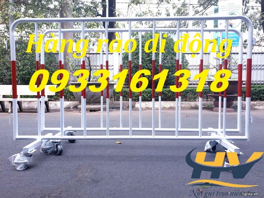 Khung hàng rào sắt, khung hàng rào an ninh, khung rào chắn di động - 3
