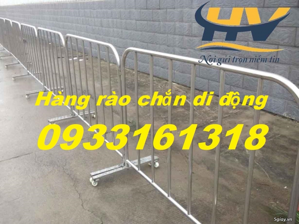 Khung hàng rào sắt, khung hàng rào an ninh, khung rào chắn di động - 2