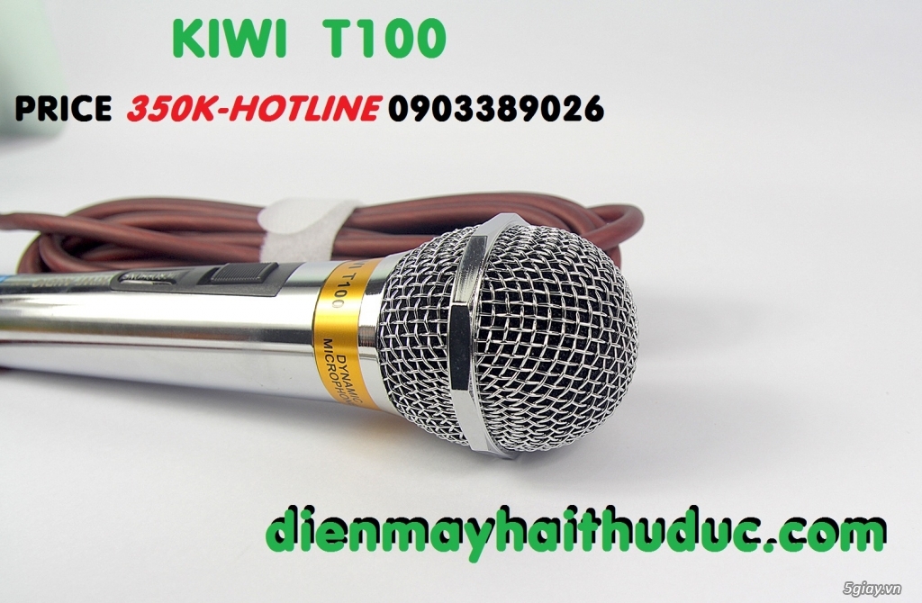 Micro có dây Kiwi T100 hàng chính hãng giá đẹp
