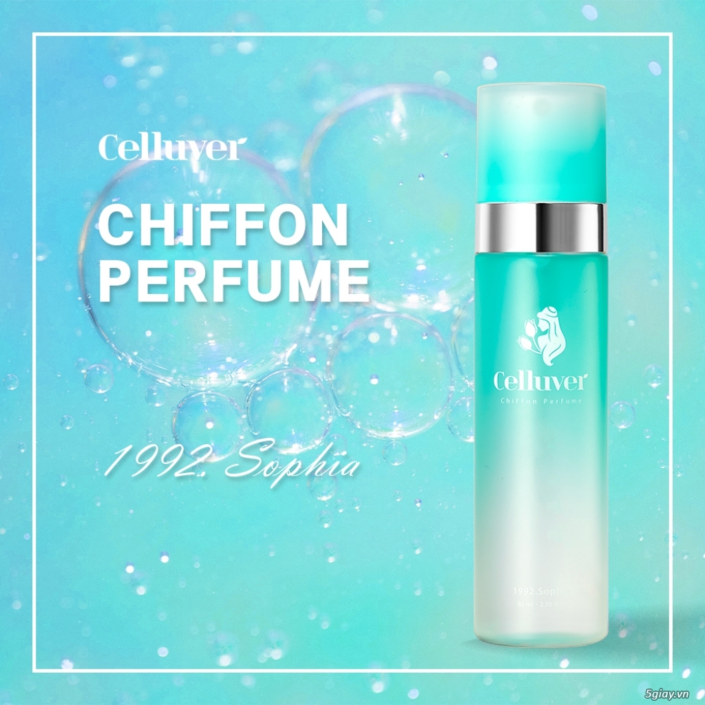 CELLUVER Nước Hoa Voan Chiffon Perfume - 1992 Sophia 80ml - 2