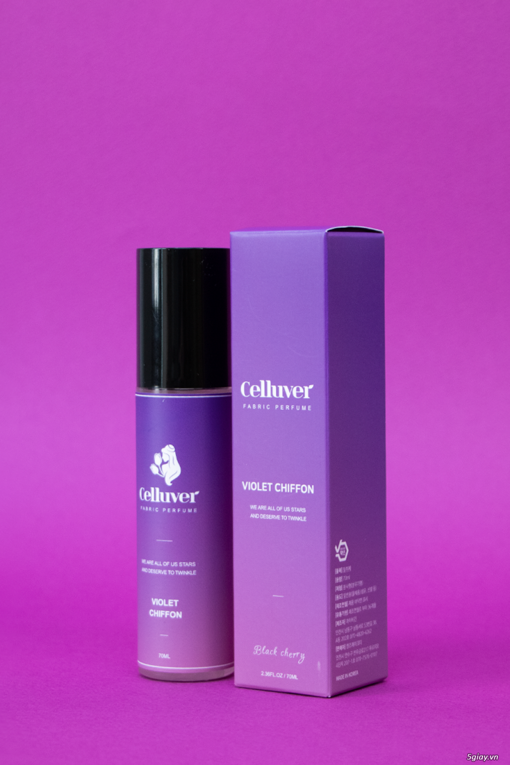 CELLUVER Nước Hoa Vải Fabric Perfume - Celluver Violet Chiffon 70ml