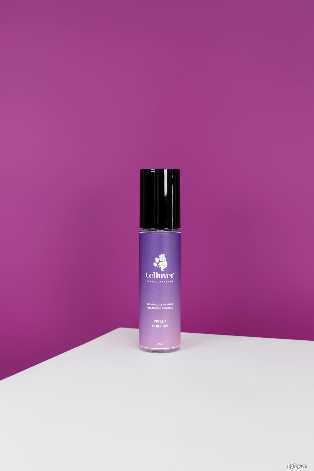 CELLUVER Nước Hoa Vải Fabric Perfume - Celluver Violet Chiffon 70ml - 1