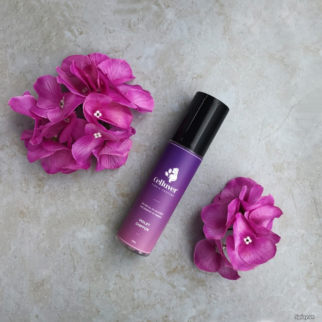 CELLUVER Nước Hoa Vải Fabric Perfume - Celluver Violet Chiffon 70ml - 3