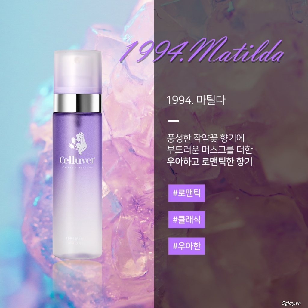 CELLUVER Nước Hoa Voan Chiffon Perfume - 1926 Matilda 80ml