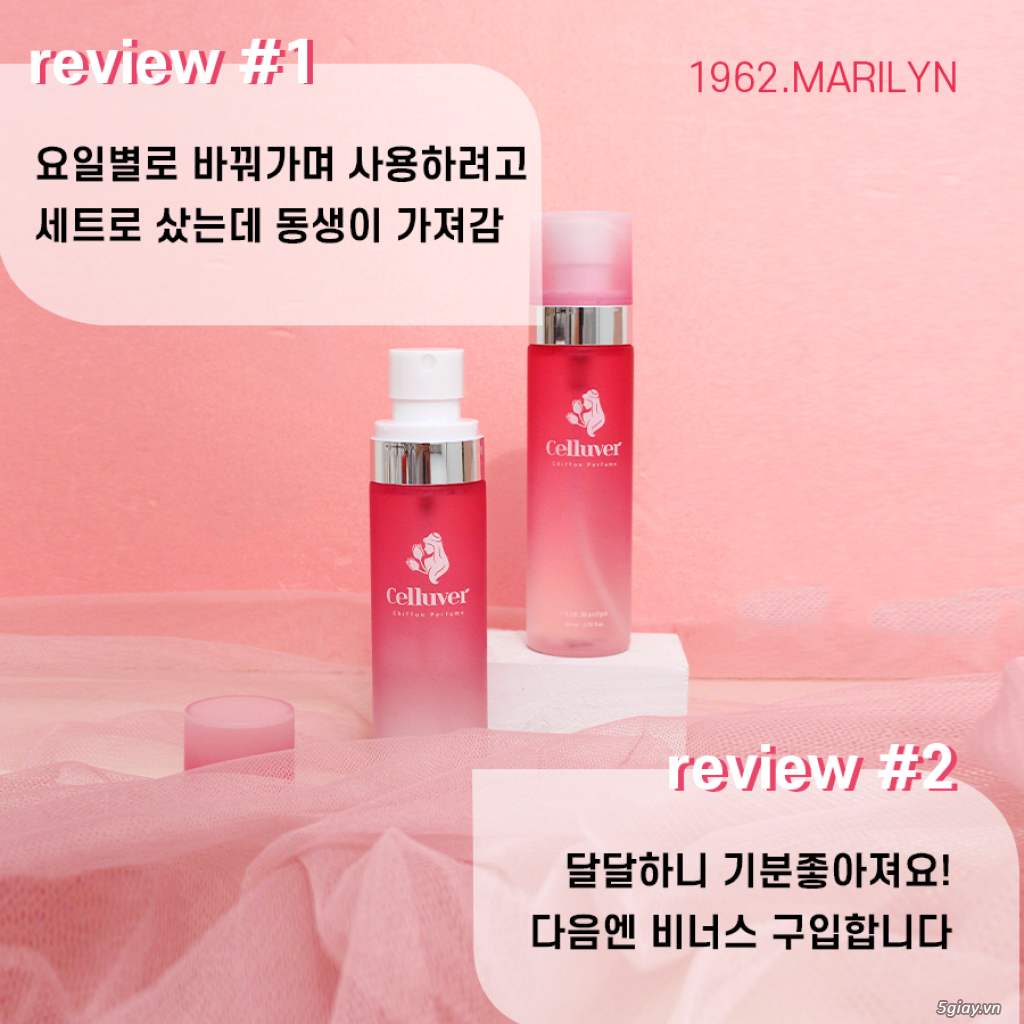 CELLUVER Nước Hoa Voan Chiffon Perfume - 1994 Marilyn 80ml - 4