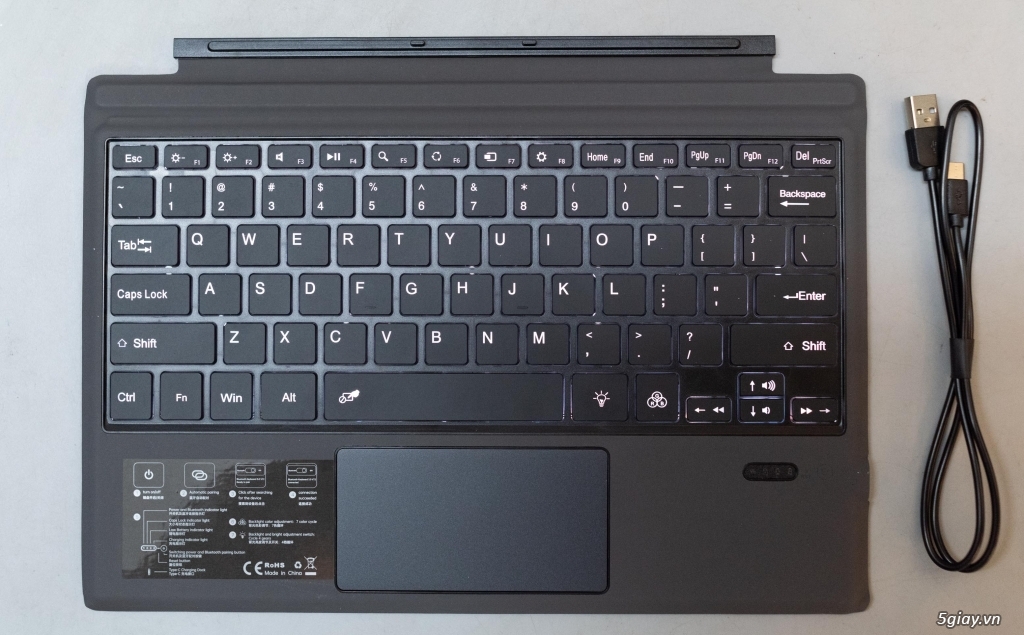 Laptop MTB sang trọng, siêu nhẹ pin 5-8h Surface pro 2017 I5 4gb 128gb - 3