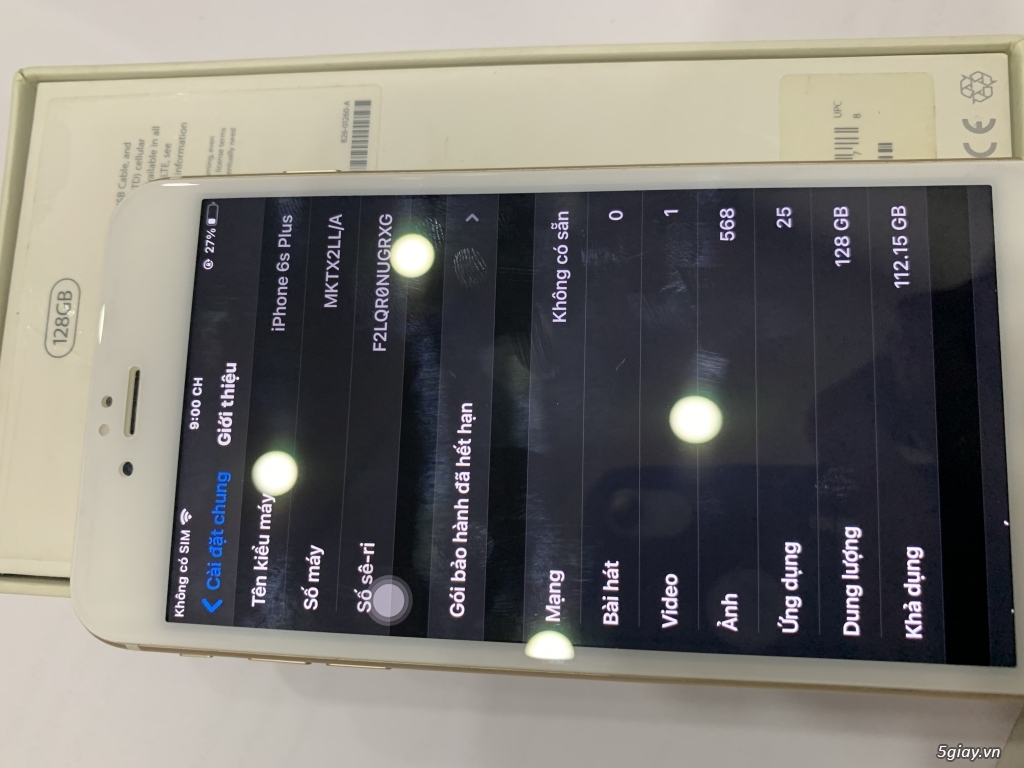 IPhone 6s plus 128gb bản quốc tế - 1
