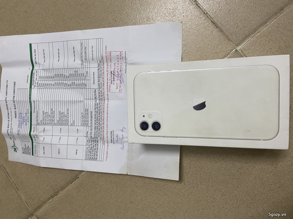 iphone 11 trắng 99% full box