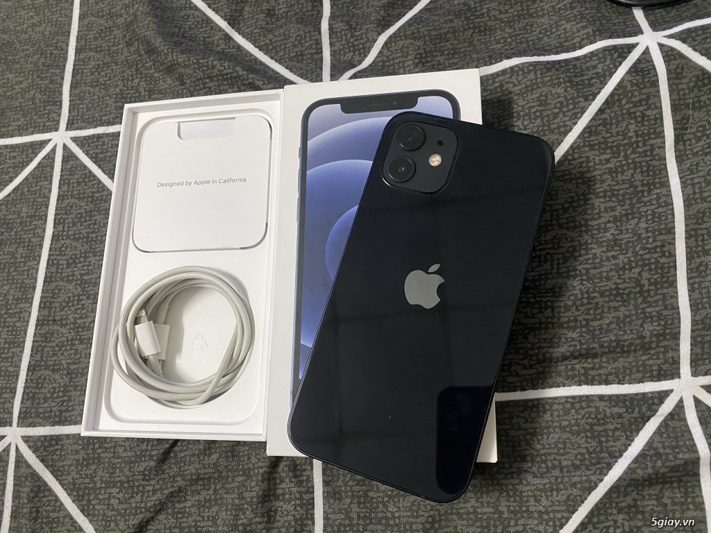 Iphone 12 đen fullbox 99% 64gb