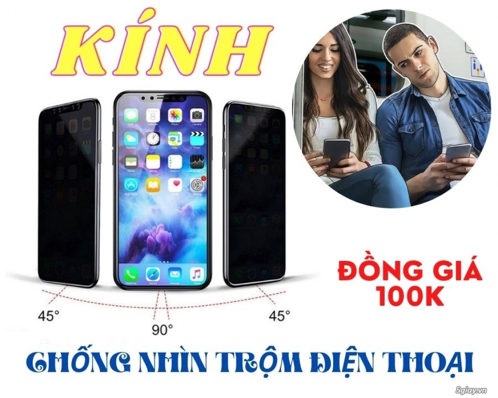 Miếng Dán chống nhìn trộm điện thoại đồng giá 100k