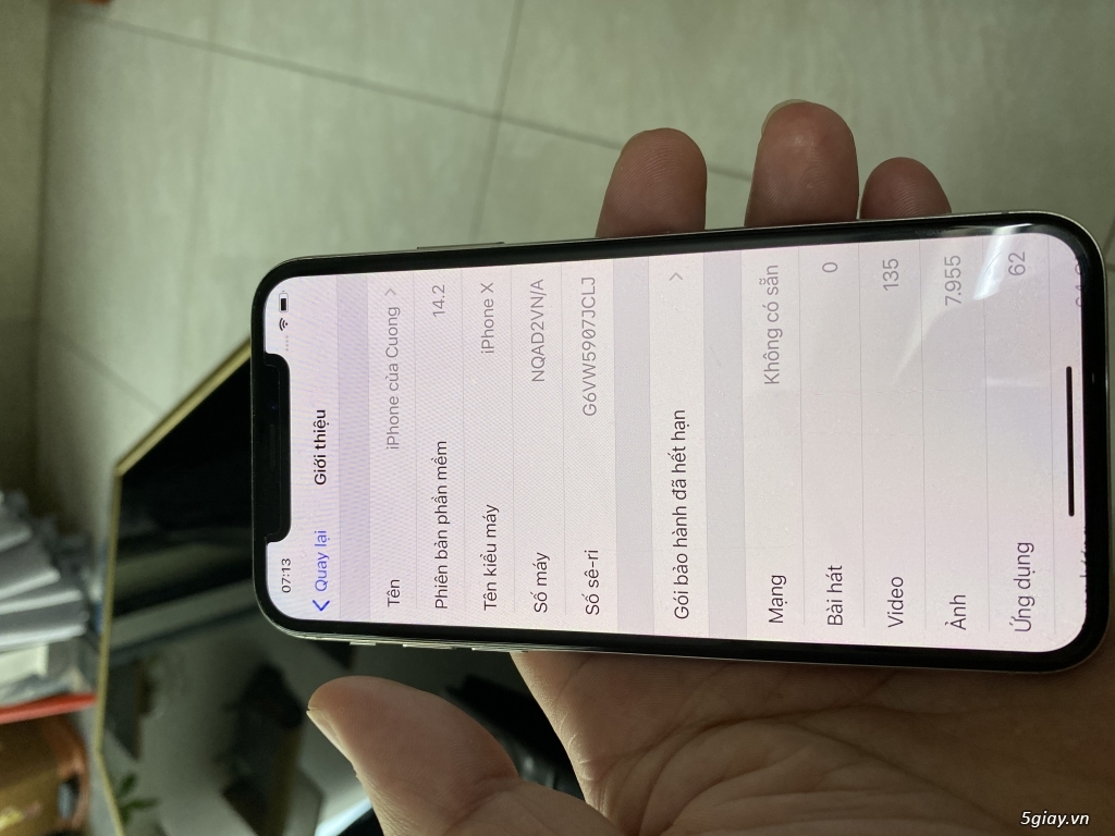 Iphone x 64g white quốc tế nguyên zin 100% - 3