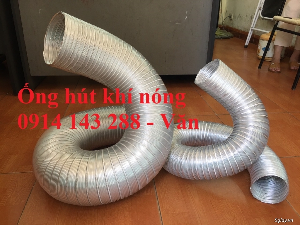 Ống nhôm nhún - Ống PU lõi đồng - Ống gió mềm vải - Ống hút bụi - 5