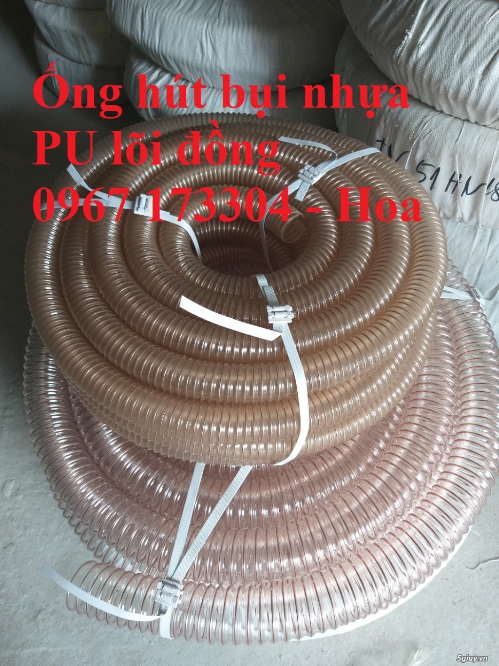 Ống nhôm nhún - Ống PU lõi đồng - Ống gió mềm vải - Ống hút bụi - 9