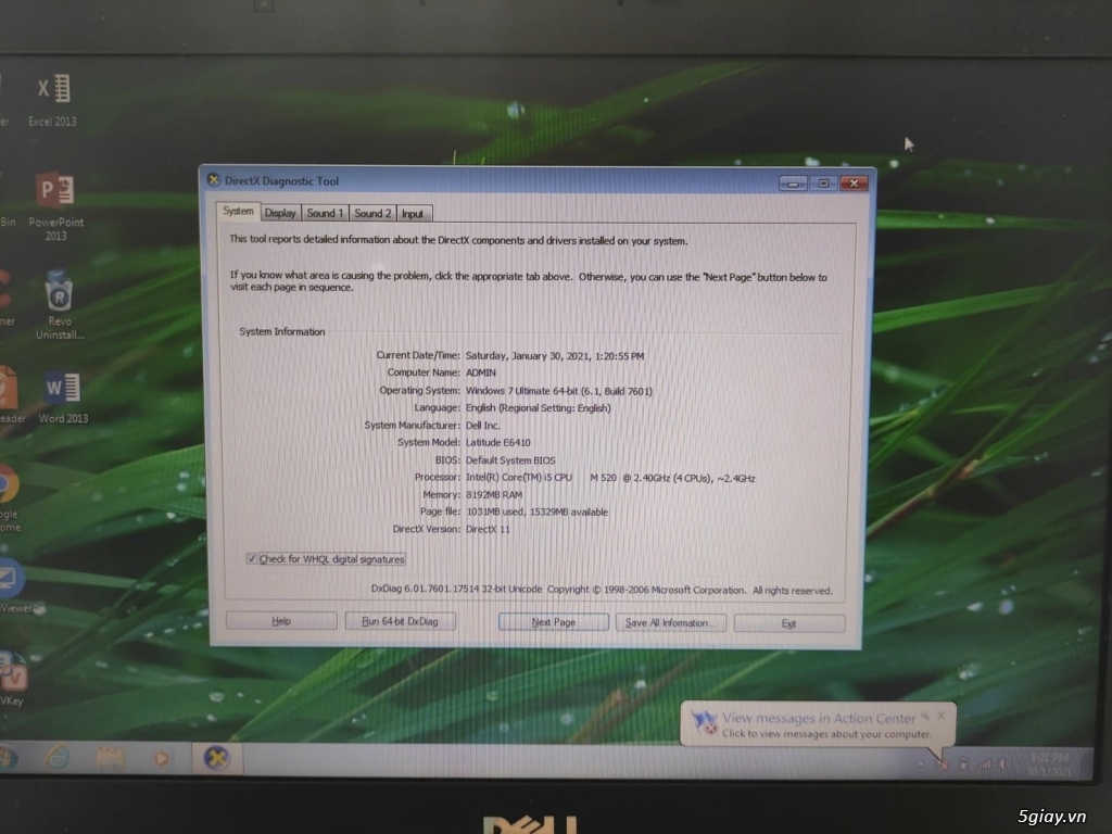 cần bán Dell Latitude E6410 i5 Ram 8gb SSD 120 Card rời - 2