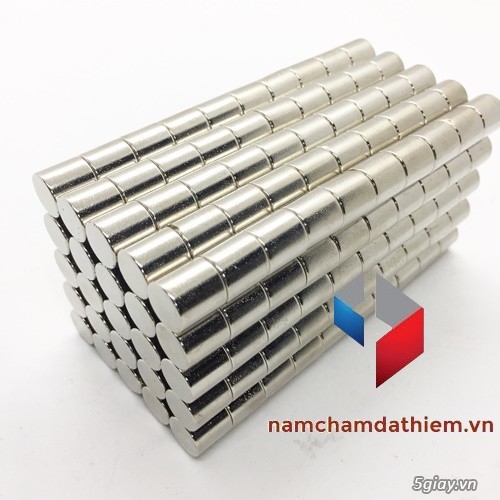 Nam châm 10x10 mm mạ nikel