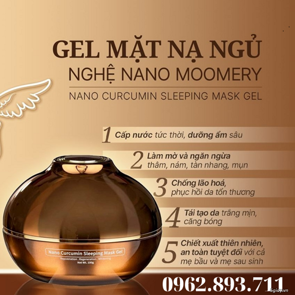 Gel mặt nạ ngủ nghệ Nano Curcumin của Nhã Phương - 1