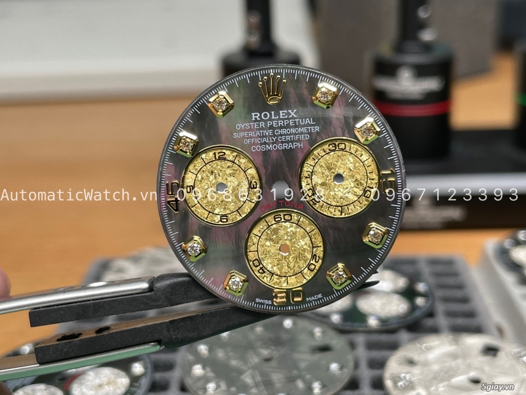 Độ mặt thiên thạch, xà cừ cho đồng hồ Rolex - 17