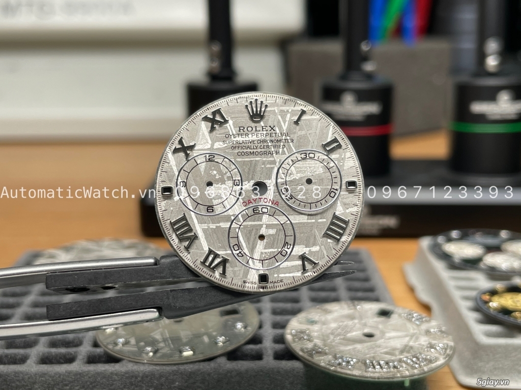 Độ mặt thiên thạch, xà cừ cho đồng hồ Rolex - 15