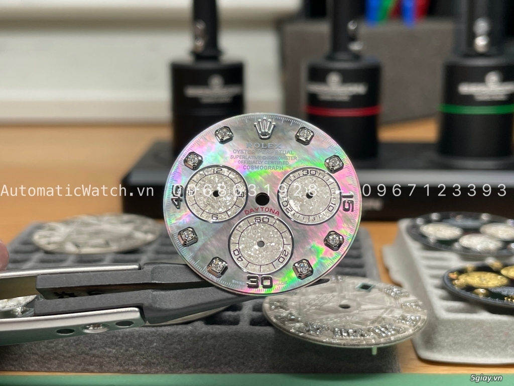 Độ mặt thiên thạch, xà cừ cho đồng hồ Rolex - 13