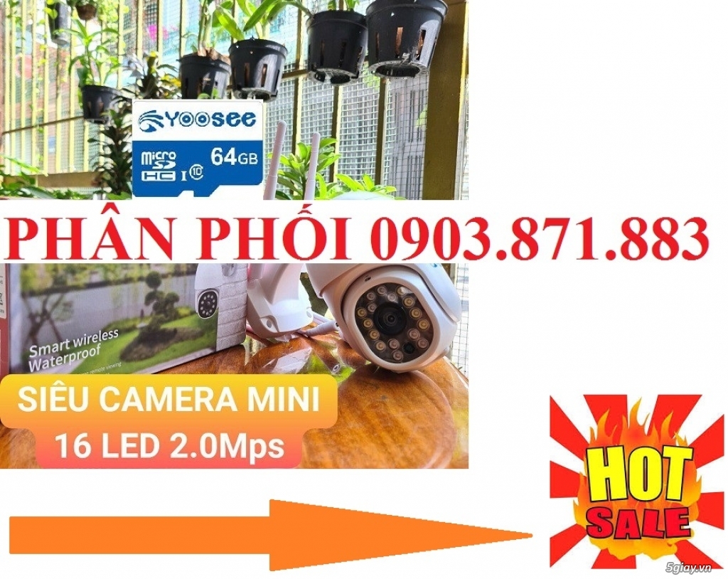 PHÂN PHỐI ĐẠI LÝ YOOSEE PTZ 26 LED - Camera Wifi Yoosee PTZ Full HD 10