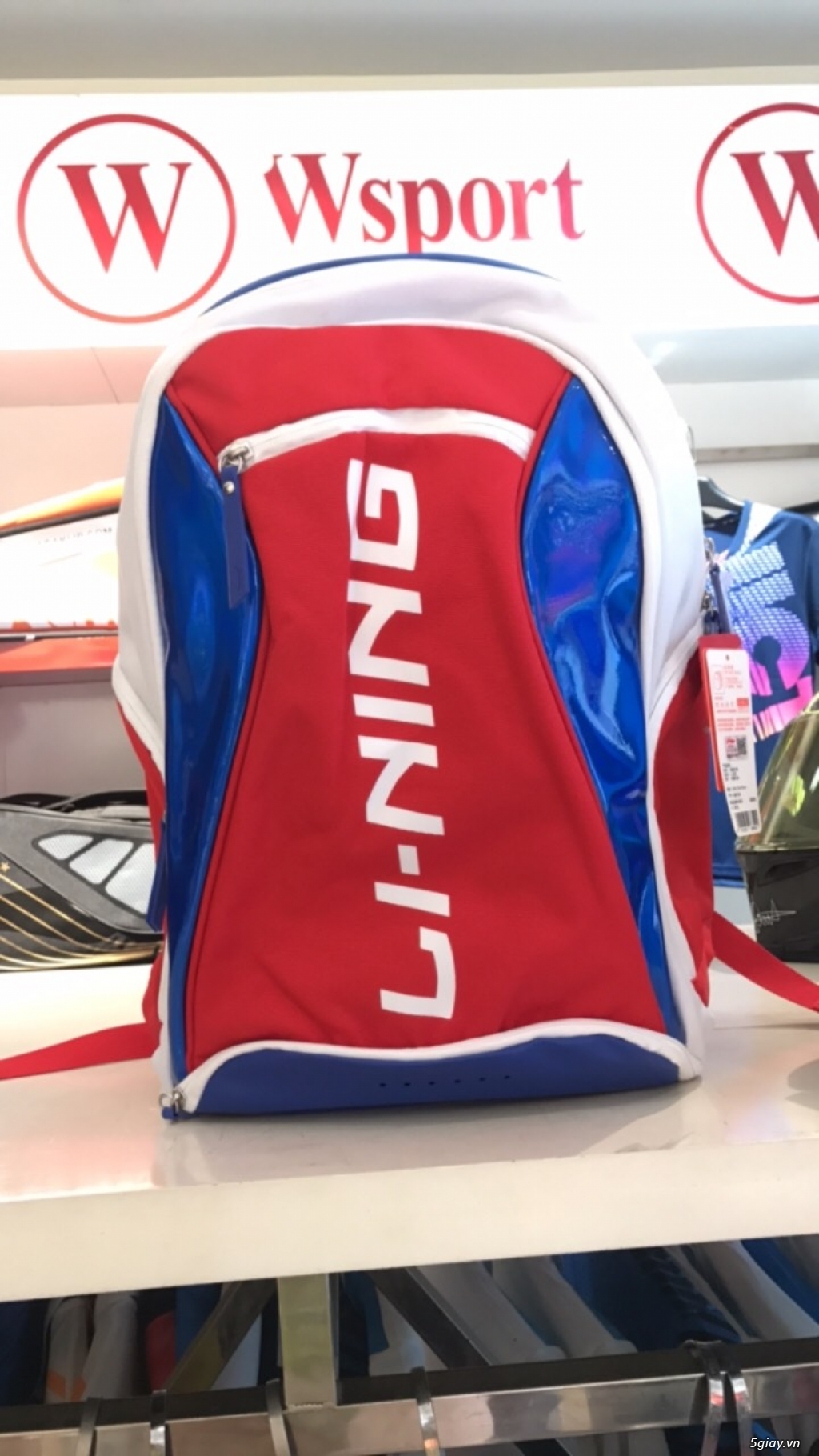 Balo lining ABSQ088 trắng đỏ