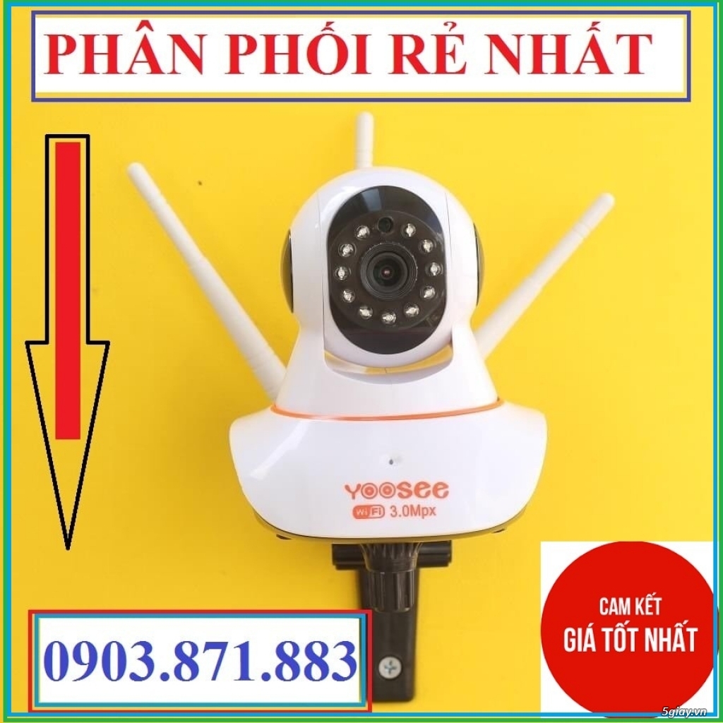 ĐẠI LÝ Yoosee 3.0 Megapixel 2021 Camera Phân Phối Cam Wifi TPHCM - 1