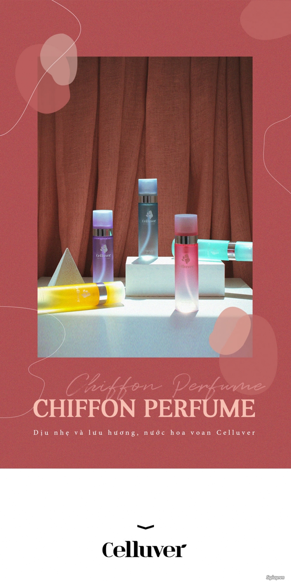 CELLUVER Nước Hoa Voan Chiffon Perfume - 1985 Marina 80ml - 12