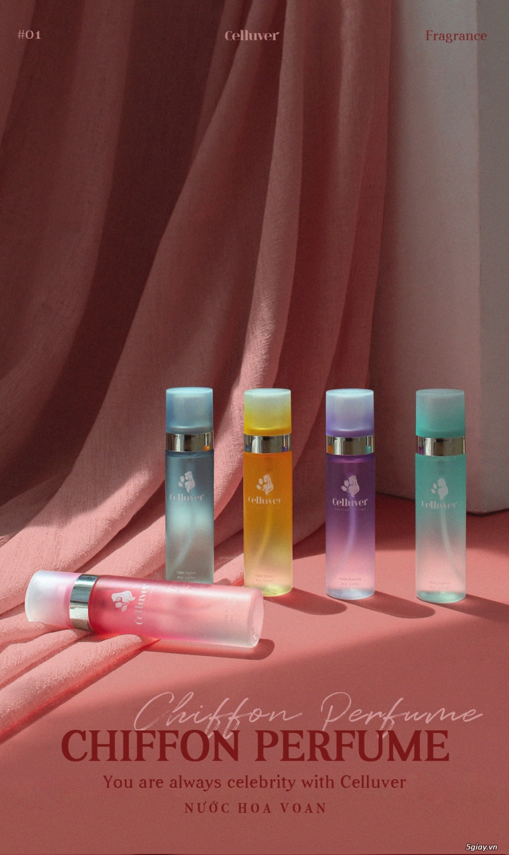 CELLUVER Nước Hoa Voan Chiffon Perfume - 1985 Marina 80ml - 7